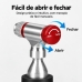 Bomba Co2 Encher Pneus Bike Ciclismo Aplicador Co2 + 3 Refil Prata