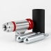 Bomba Co2 Encher Pneus Bike Ciclismo Aplicador Co2 + 2 Refil Prata