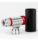 Bomba Co2 Encher Pneus Bike Ciclismo Aplicador Co2 + 4 Refil Prata