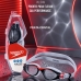 &Oacute;culos De Nata&ccedil;&atilde;o Speedo Vulcan Prote&ccedil;&atilde;o + Touca Silicone Cristal