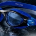 Óculos De Natação Speedo Vulcan Proteção + Touca Silicone Preto Azul