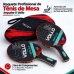 2x Raquete De Tênis De Mesa Vollo Impulse Il + Raqueteira
