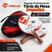 2x Raquetes De T&ecirc;nis De Mesa Vollo Impulse + Raqueteira 