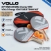 Kit Tênis De Mesa Vollo Energy 1000 Raquetes Raqueteira Bola