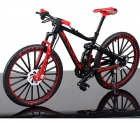 Miniatura Mtb Full Bicicleta Em Alumínio 1:10