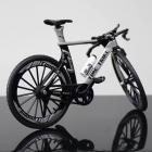 Miniatura Bike Speed Triathlon Bicicleta Em Alumínio 1:10