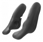 Bar End High One Preto Emborrachado 126mm Ergonomico