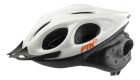 Kit Capacete Ciclismo Garrafa Caramanhola Térmica Branco