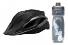 Kit Capacete Ciclismo Garrafa Squezze Highone Bike Preto