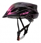 Kit Capacete Tsw Com Led Ciclismo Óculos Uv400 Bike Rosa