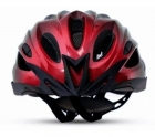 Kit Capacete Tsw Com Led Ciclismo Óculos Uv400 Bike Vermelho