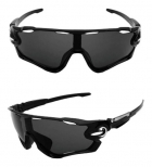 Kit Capacete Ciclismo Elleven Com Pisca Óculos Uv400 Preto