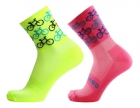 Kit 2 Meias Ciclismo Feminina Bike Esporte Mtb Speed