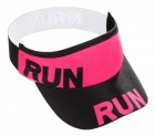 Kit Viseira E Meia Corrida Hupi Running Esportes Run Rosa