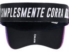 Kit Viseira E Meia Corrida Hupi Running Simplesmente Corra