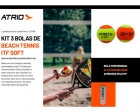 Raquete Beach Tennis Carbon Acabamento Em 3d Com 3 Bolas