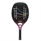 Raquete Beach Tennis Carbon 3k Elite Atrio Kit Bolas