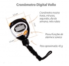 Cronômetro Digital Profissional Vollo Com Alarme