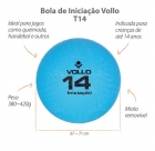 Bola De Iniciação T14 Queimada Azul Impermeável Vollo