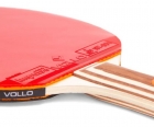 Raquete De Ping Pong Vollo Impulse Preta/vermelha Fl (côncavo)