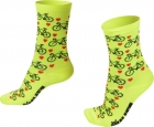 Meia Ciclismo Hupi Love Bike Cano Médio Esporte Bike