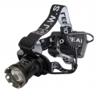 Lanterna De Cabeça Led V3 Led Laser Jws Recarregável Zoom
