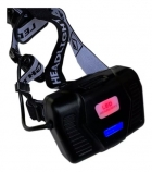 Lanterna De Cabeça Led V3 Led Laser Jws Recarregável Zoom