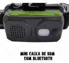 Lanterna Farol De Cabeça Jws Com Mini Caixa Som Bluetooth