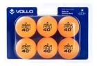 2x Raquetes Ping Pong Vollo Leisure + 6 Bolas 1 Star + Rede