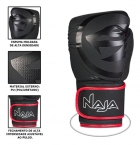 Kit Boxe Muay Thai Naja Luva + Bandagem + Protetor Bucal