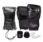 Kit Boxe Muay Thai Naja Luva + Bandagem + Protetor Bucal