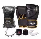 Kit Boxe Muay Thai Naja Luva + Bandagem + Protetor Bucal