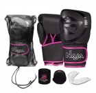 Kit Boxe Muay Thai Naja Luva + Bandagem + Protetor Bucal