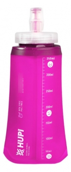 2x Garrafas Dobrável Soft Flash Hupi Running Run 350ml Rosa