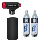 Bomba Co2 Rockbros Bike Ciclismo Aplicador Co2 + 2 Cilindros