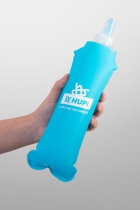 Garrafa Dobrável Soft Hupi Running Corrida Boca Pequena