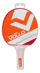 Raquete De Ping Pong Tênis De Mesa Vollo Impact + 6 Bolas