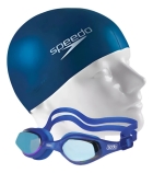 Touca Silicone + Óculos De Natação Tempest Mirror Speedo