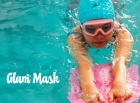 Óculos Natação Piscina Mascara Speedo Glam Mask Infantil