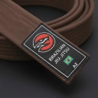 Faixa Para Jiu-jitsu Marrom Adulto Reforçada Naja Extreme