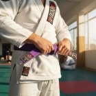 Faixa Para Jiu-jitsu Roxa Adulto Reforçada Naja Extreme