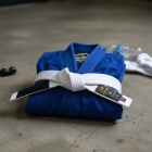 Faixa Para Jiu-jitsu Branca Adulto Reforçada Pretorian Elite