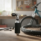 Kit Aplicador De Co2 Zefal + 5 Cilindro Bike Bomba Bicicleta