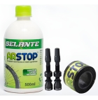 Kit Tubeless Arstop Liquido Selante 500ml + Fita + Valvulas