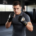 Luva Mma Elite Training Pretorian + Bolsa