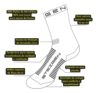 Meia Sem Cano Steigen Run Corrida Running Esportes