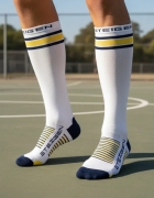 Meia Meião Cano Longo Para Corrida Running Esportes Steigen