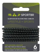 Elástico Decabelo Esportes Em Silicone Corrida Sportbr 6un