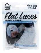 Cadarço Elástico Lock Laces® Flat Tênis Corrida Running