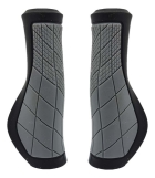 Manopla Ergonomica De Borracha Elleven Preta E Cinza